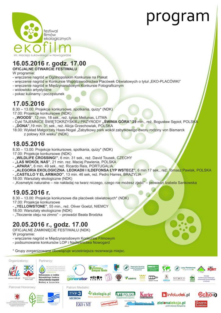festiwal filmów ekologicznych - nowogard 2016