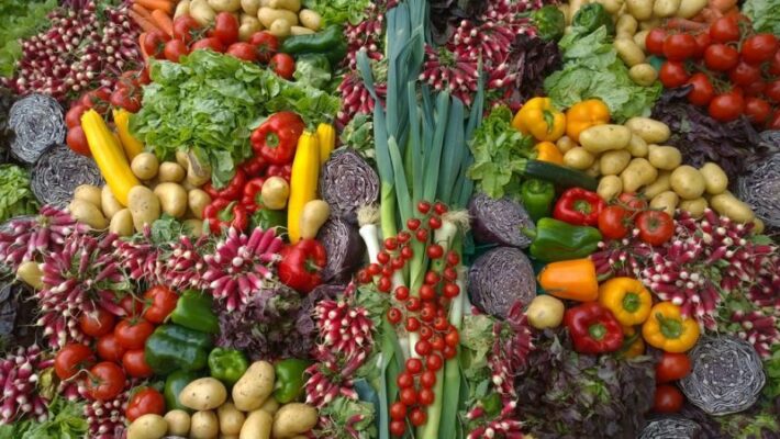 zdrowa żywność - kolorowe warzywa